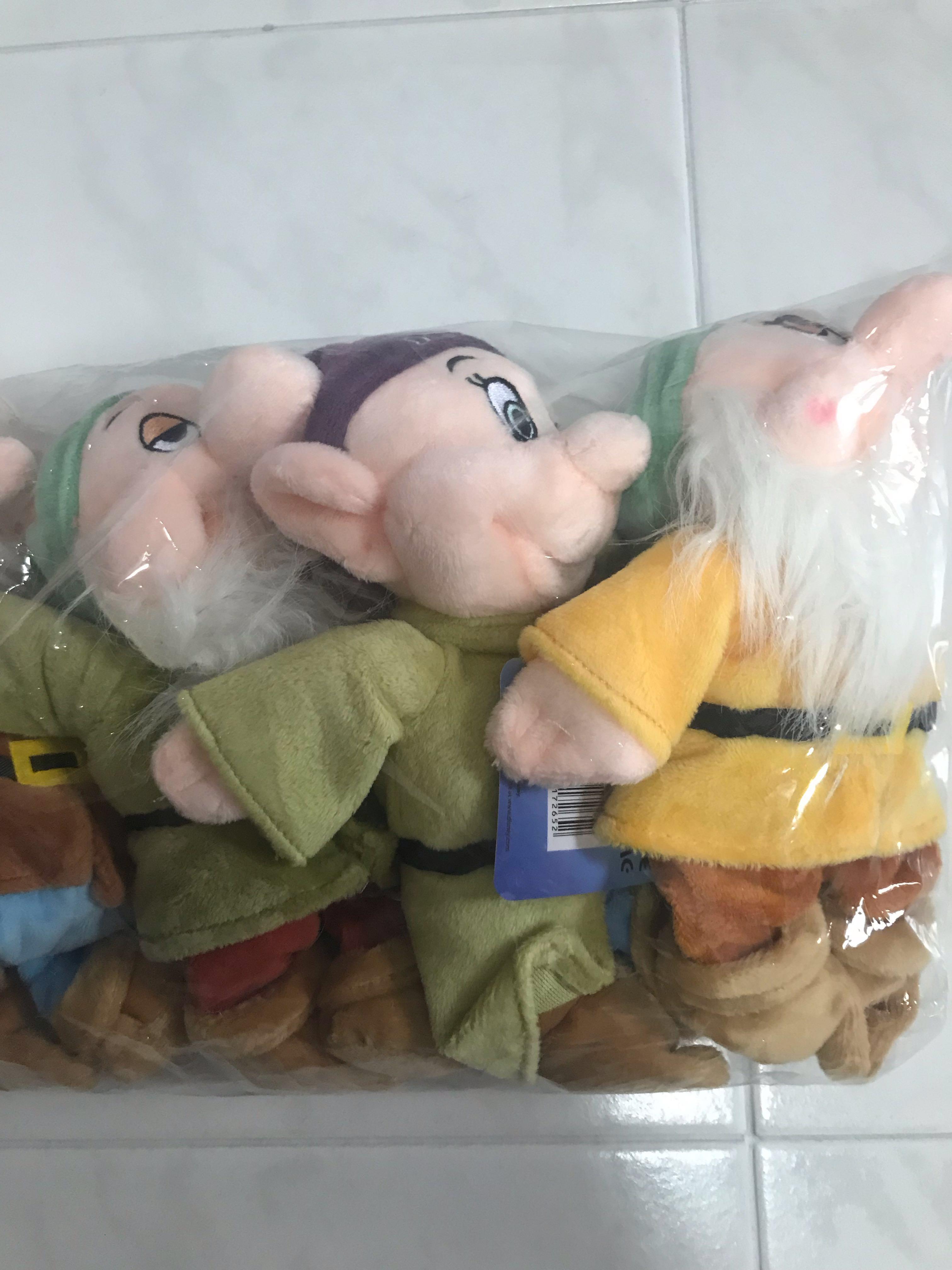 seven dwarfs stuffed toys