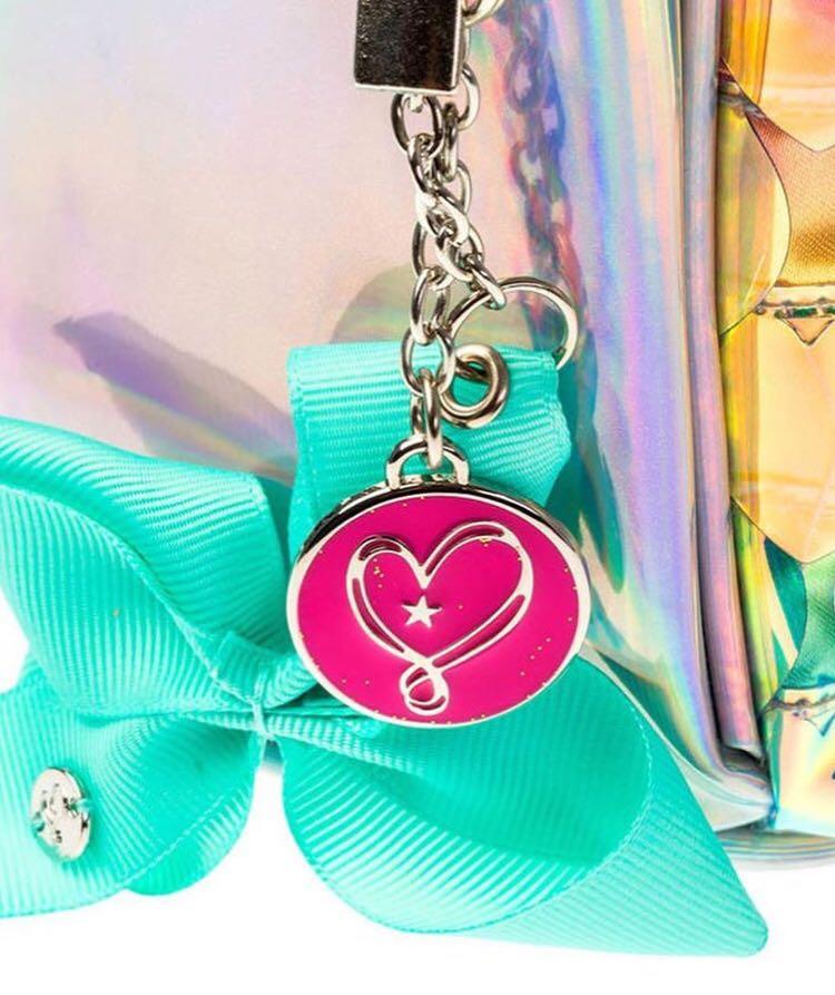 Authentic Jojo Siwa by Claires Holographic backpack Babies Kids