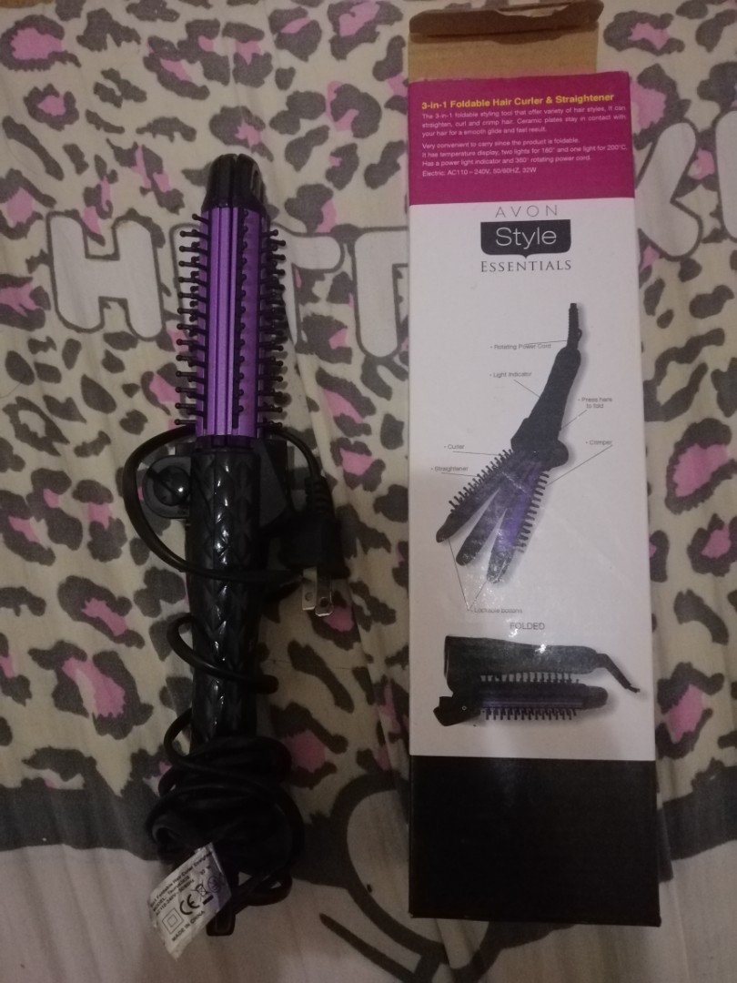 avon 3 in 1 hair straightener price