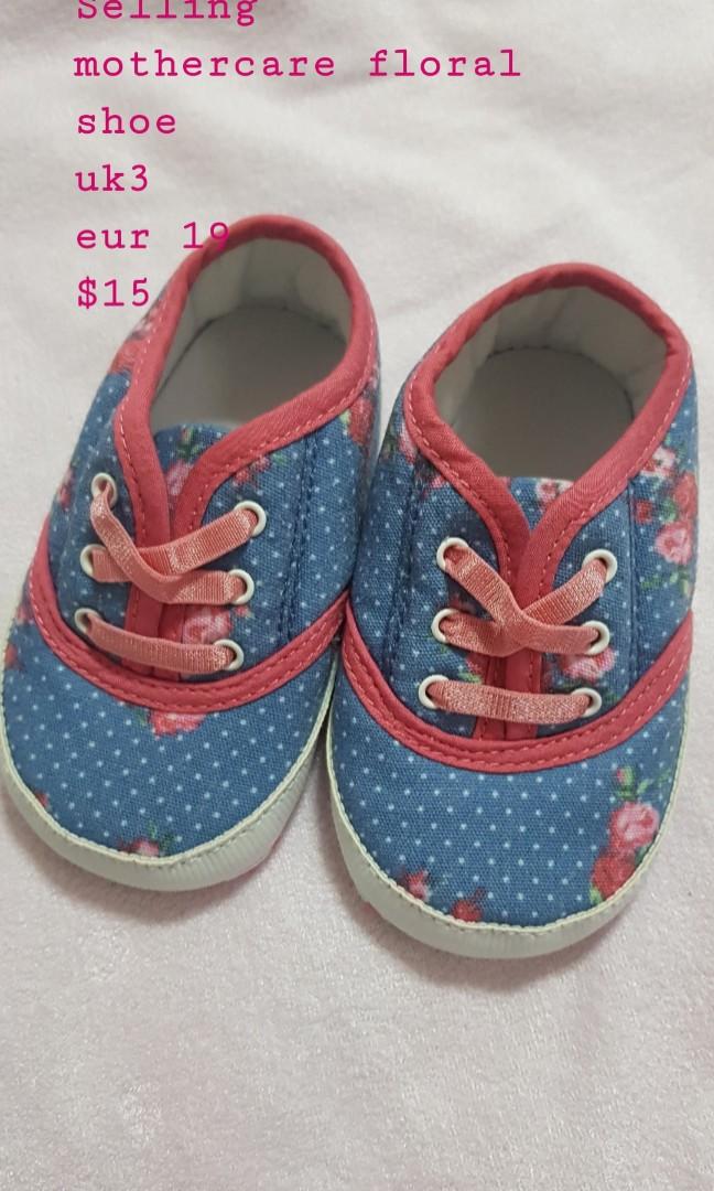 floral baby shoes