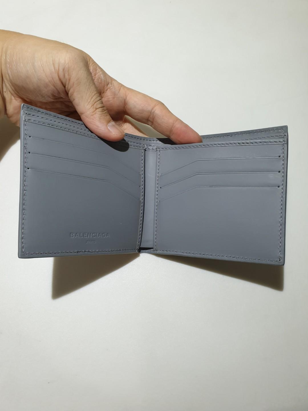 Balenciaga Men Grid Wallet
