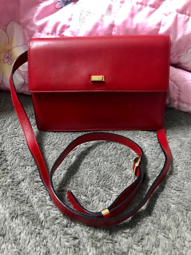 Bally Red Sling Bag