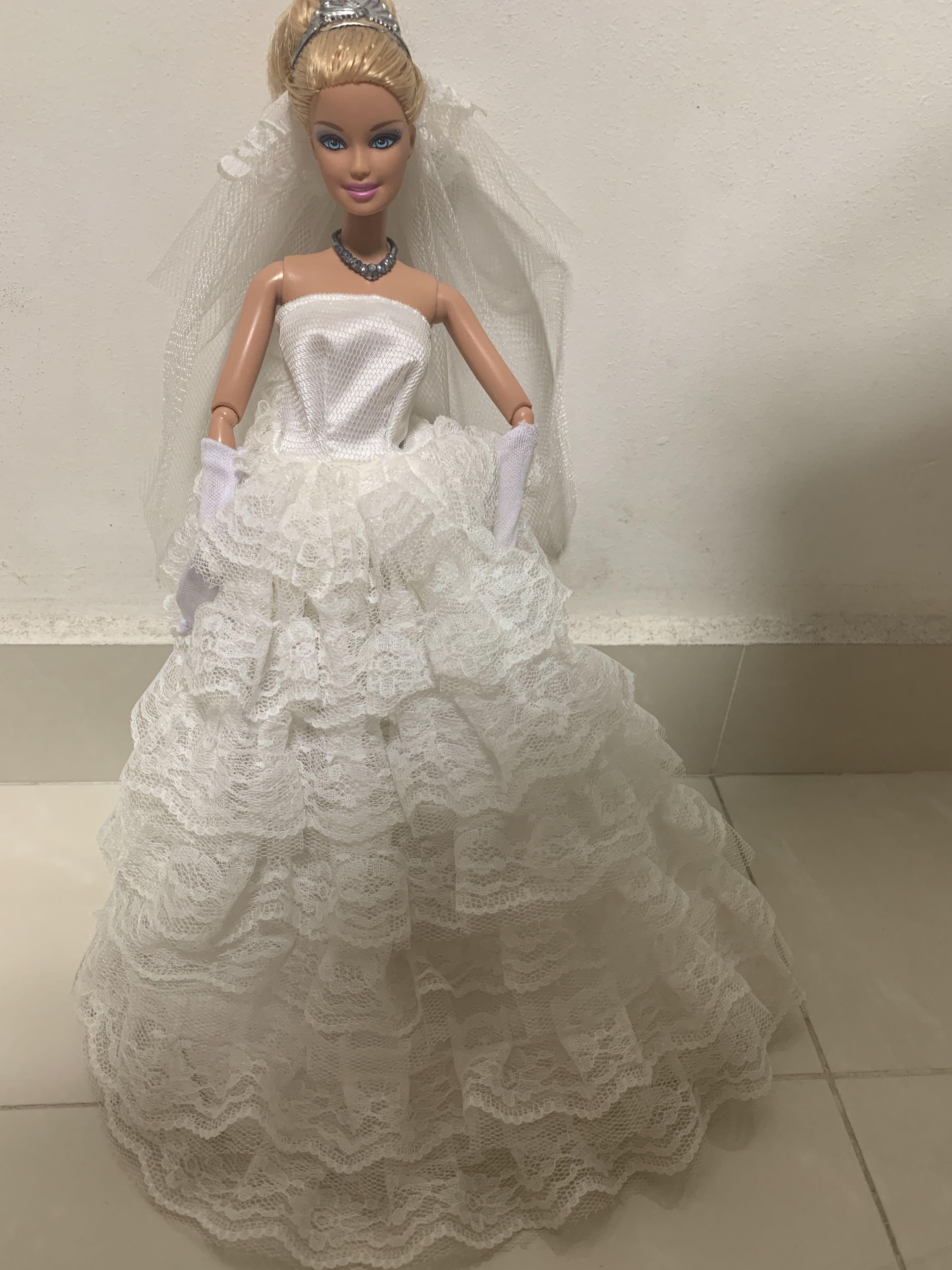 barbie doll wedding dress