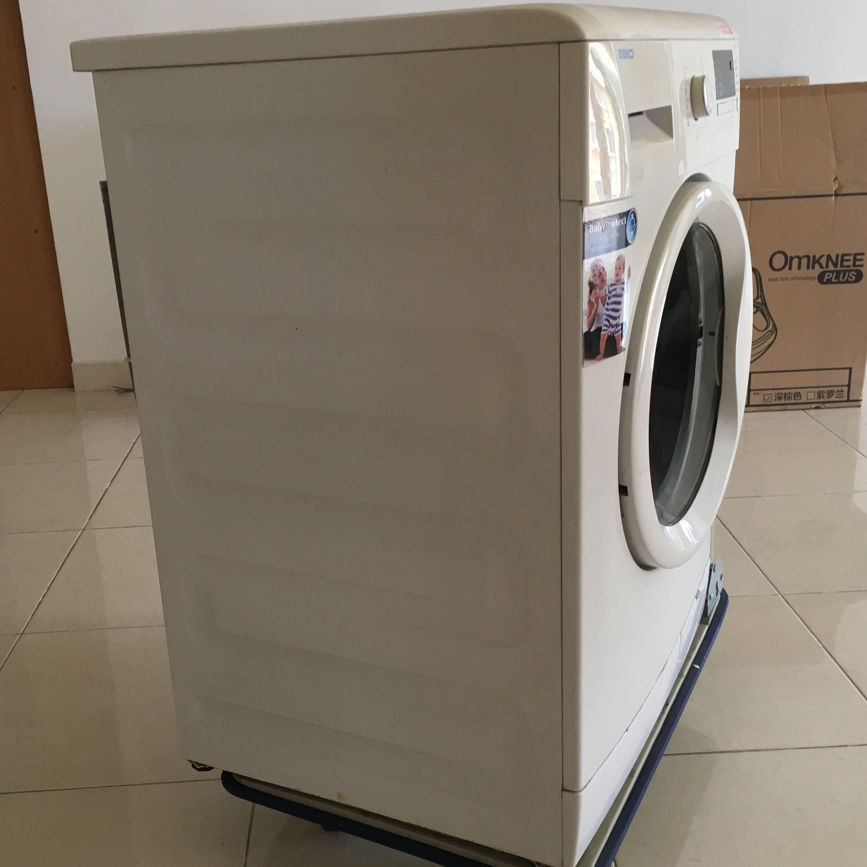 BEKO Front Loader Washing Machine (Used), Furniture & Home Living, Furniture, TV Consoles on