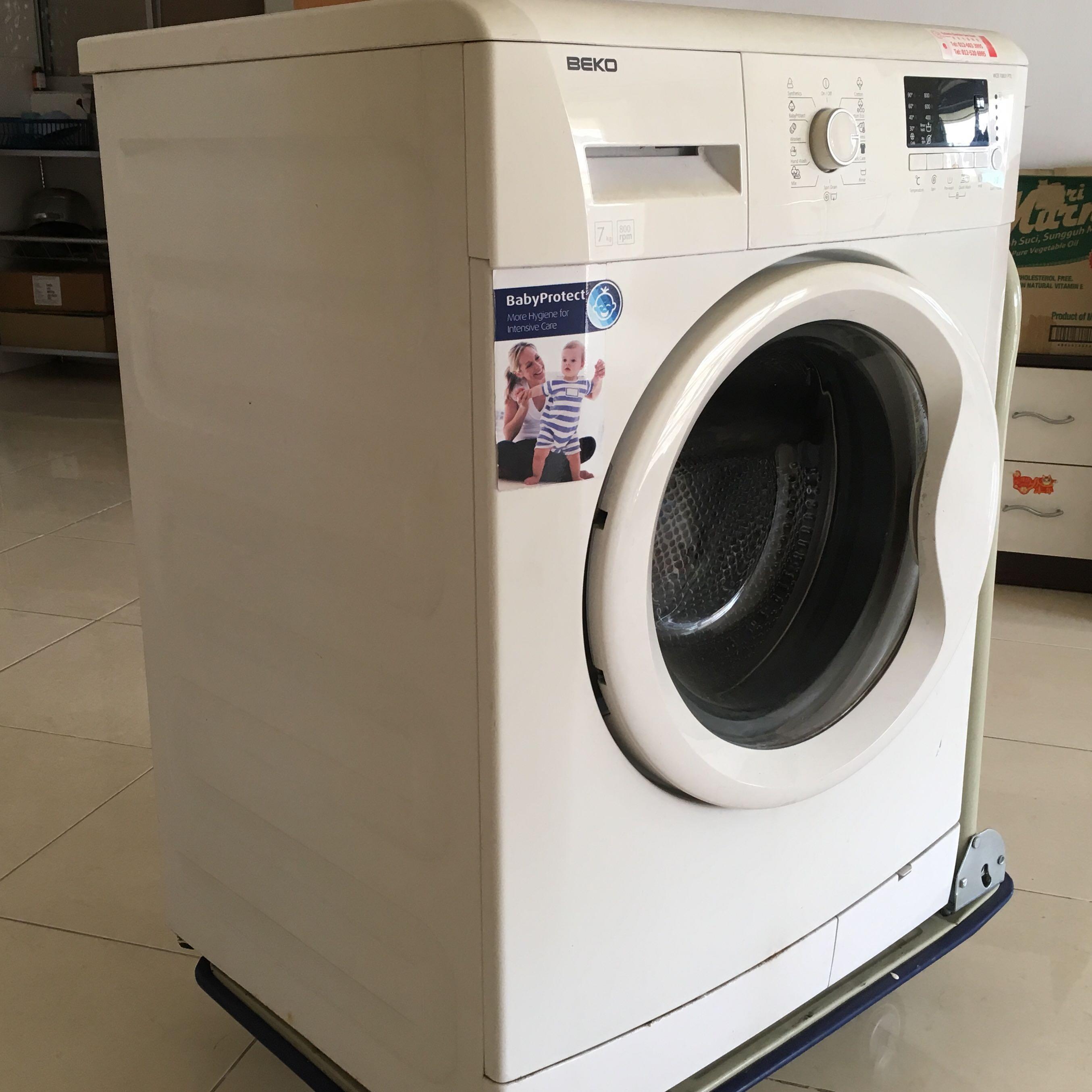 BEKO Front Loader Washing Machine (Used), Furniture & Home Living