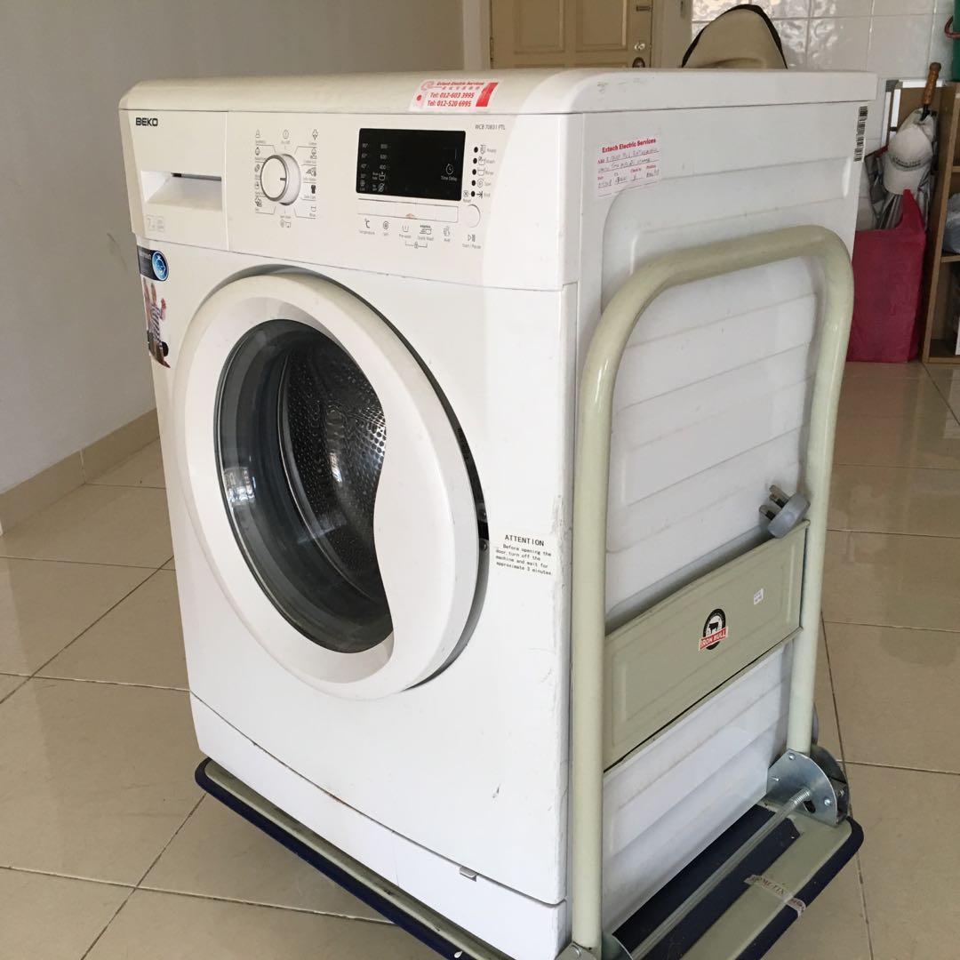 BEKO Front Loader Washing Machine (Used), Furniture & Home Living