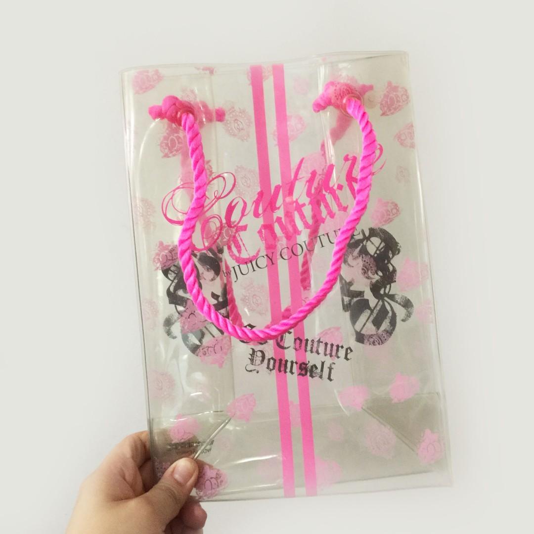 Juicy couture sales clear bag