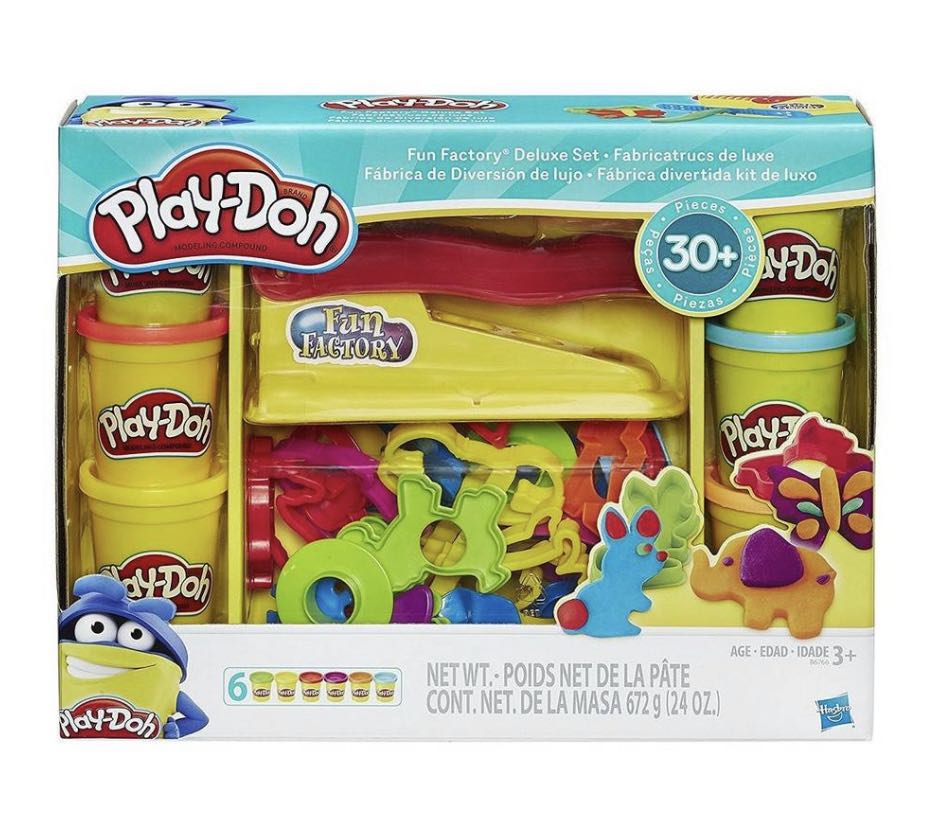 play doh fun factory deluxe set
