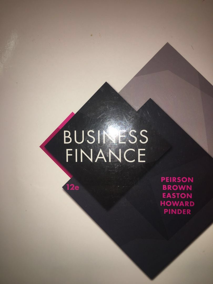 Business Finance Textbook Mba Mpa Books Stationery Textbooks Professional Studies On Carousell