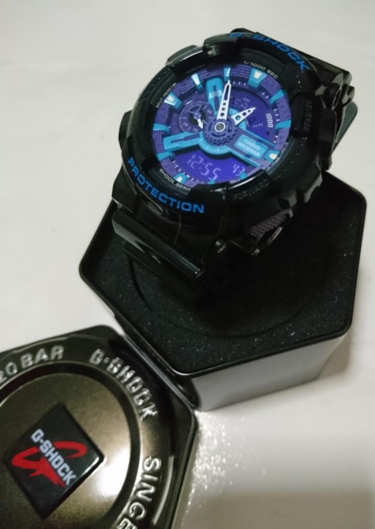 Casio G Shock Black Blue GA 110BR 5ADR Authentic Women s