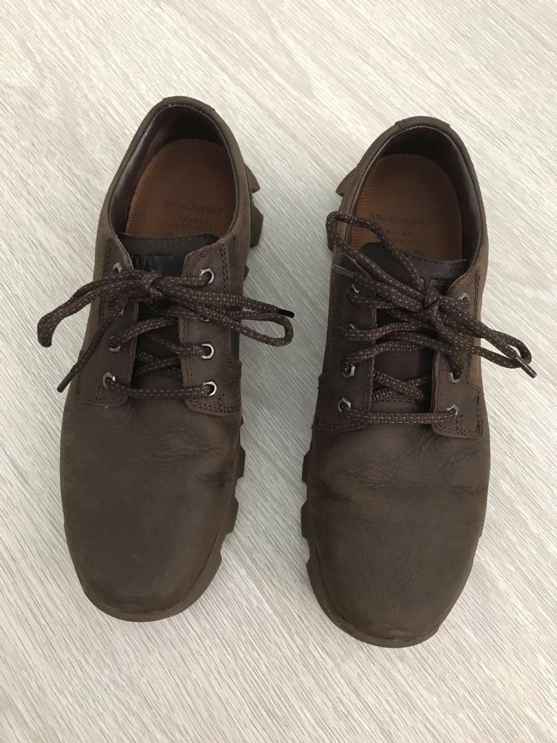 CAT brown work and hiking shoes Mens 