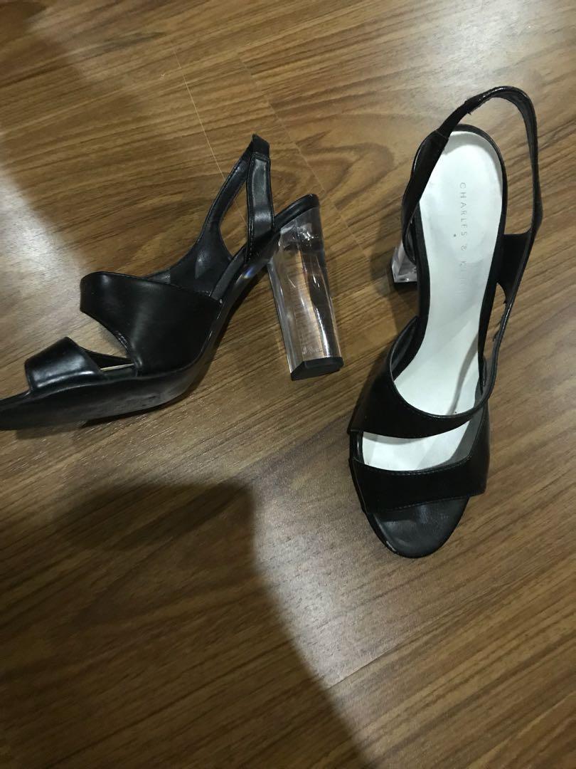 Charles % Keith (Category: Heels) located in Taguig. Submitted by tabetha_prado (Listing ID 178578298, Image 1). Description: Good condition Size 7.