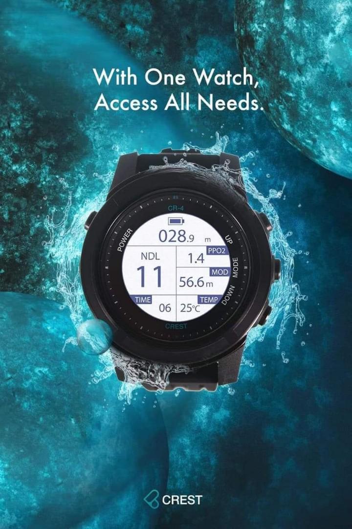 Crest Cr 4 Diving Watch Sports Sports Games Equipment On Carousell