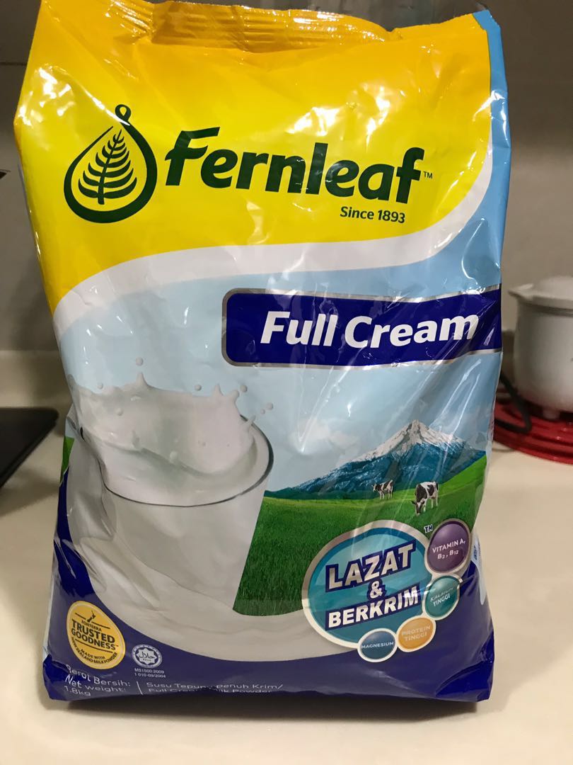 Fernleaf Full Cream Milk Powder Food Drinks Beverages On Carousell