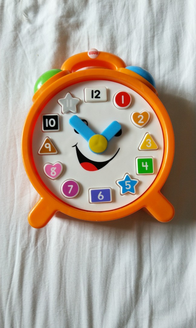 fisher price laugh and learn clock