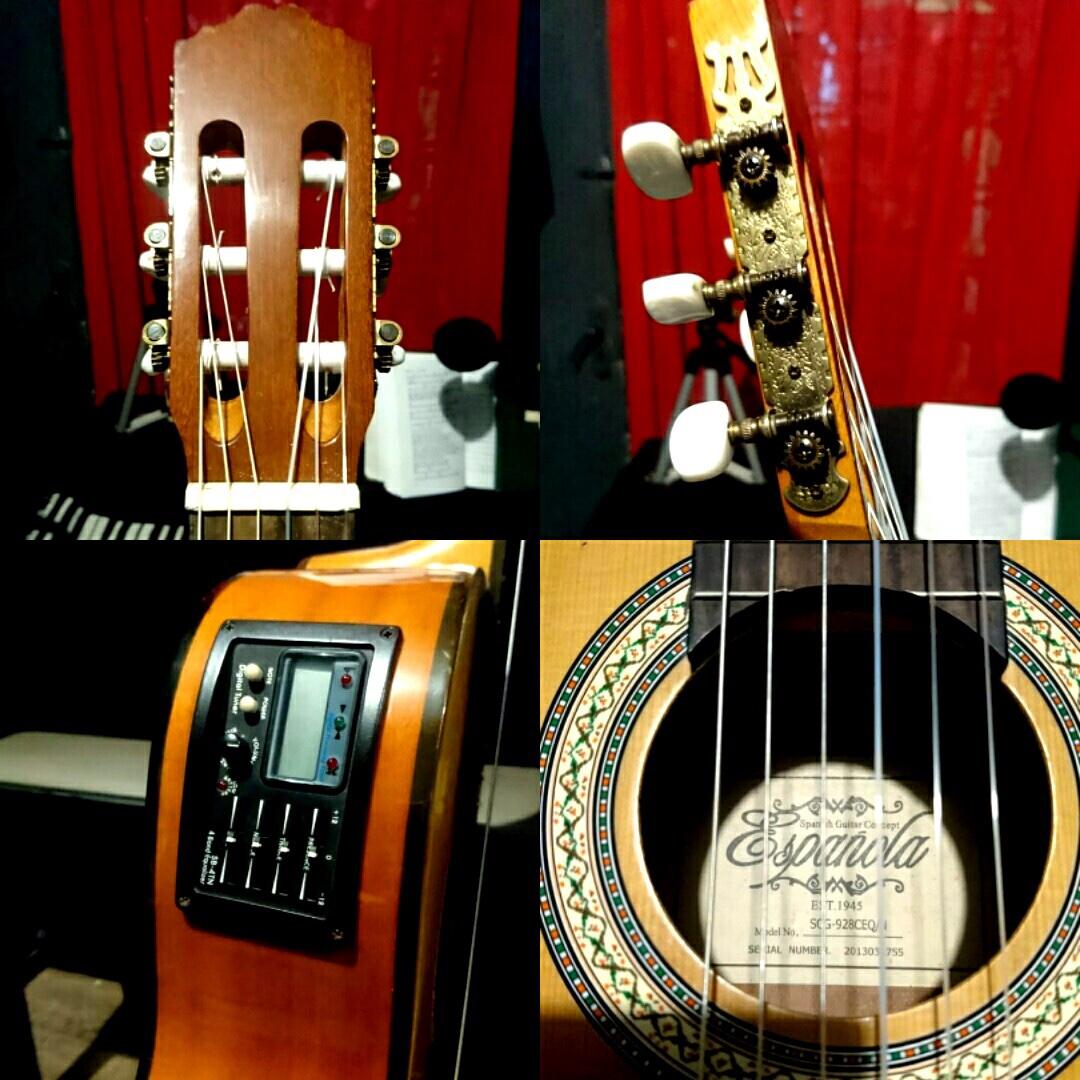 Gitar Klasik Akustik Elektrik Spanyol Espanola Original Import