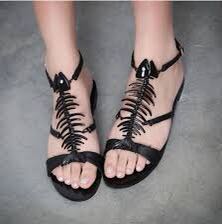 fishbone sandals