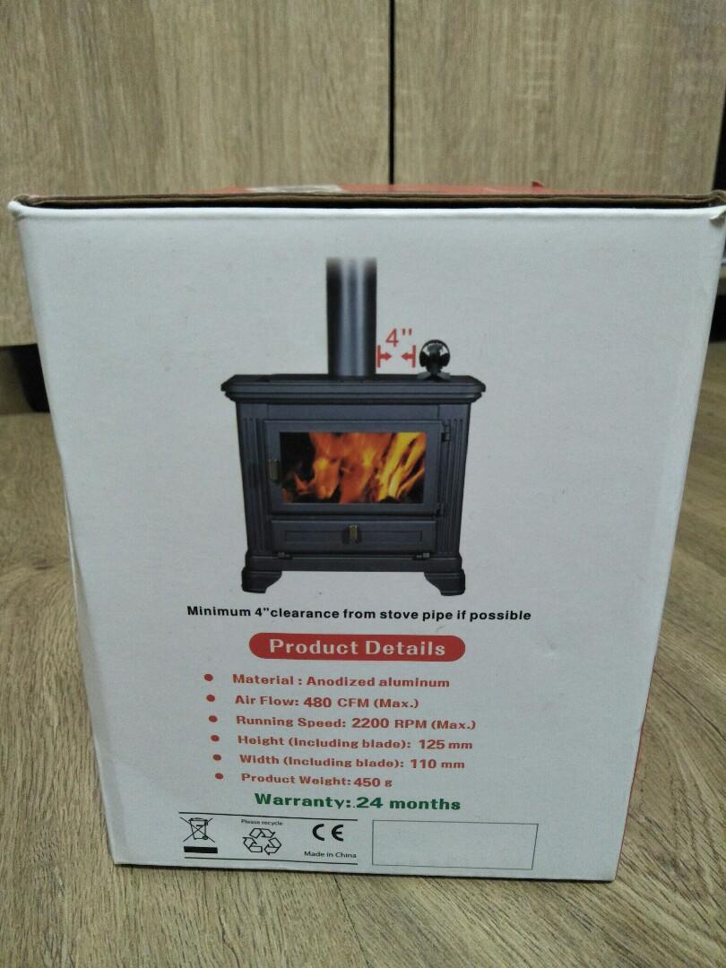 Heat Powered Stove Fan Mini Home Appliances Kitchenware On Carousell