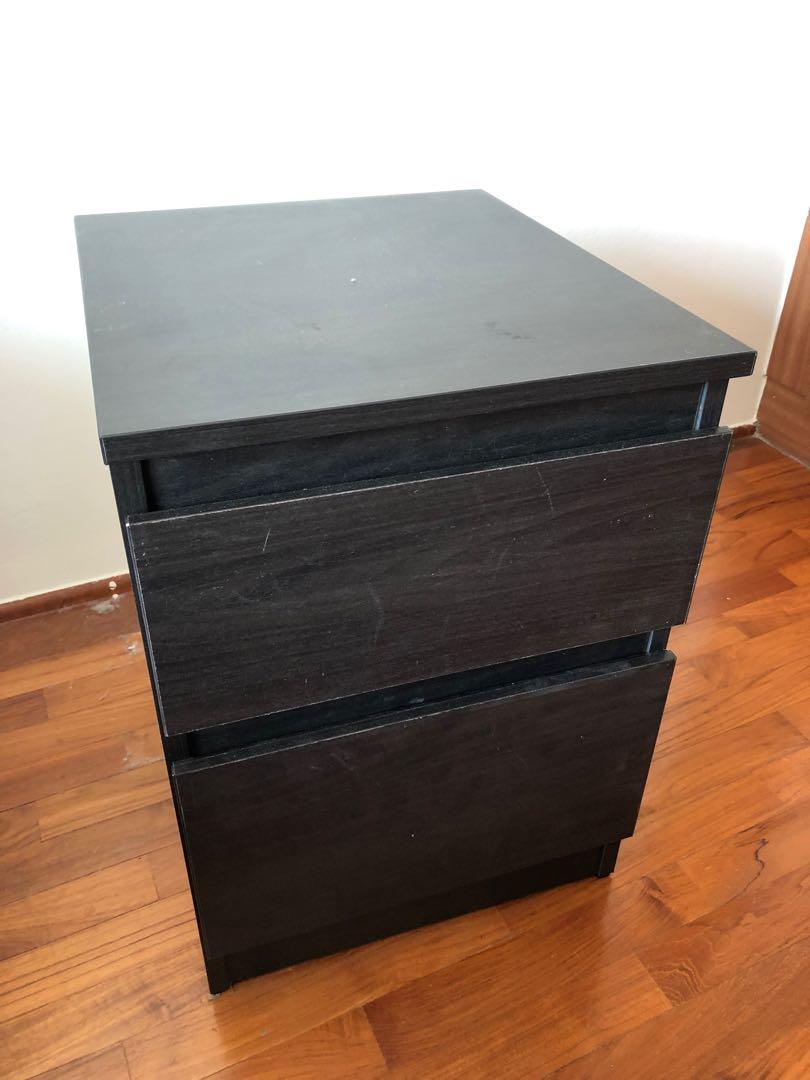 Ikea Kullen Bedside Table Furniture Shelves Drawers On Carousell