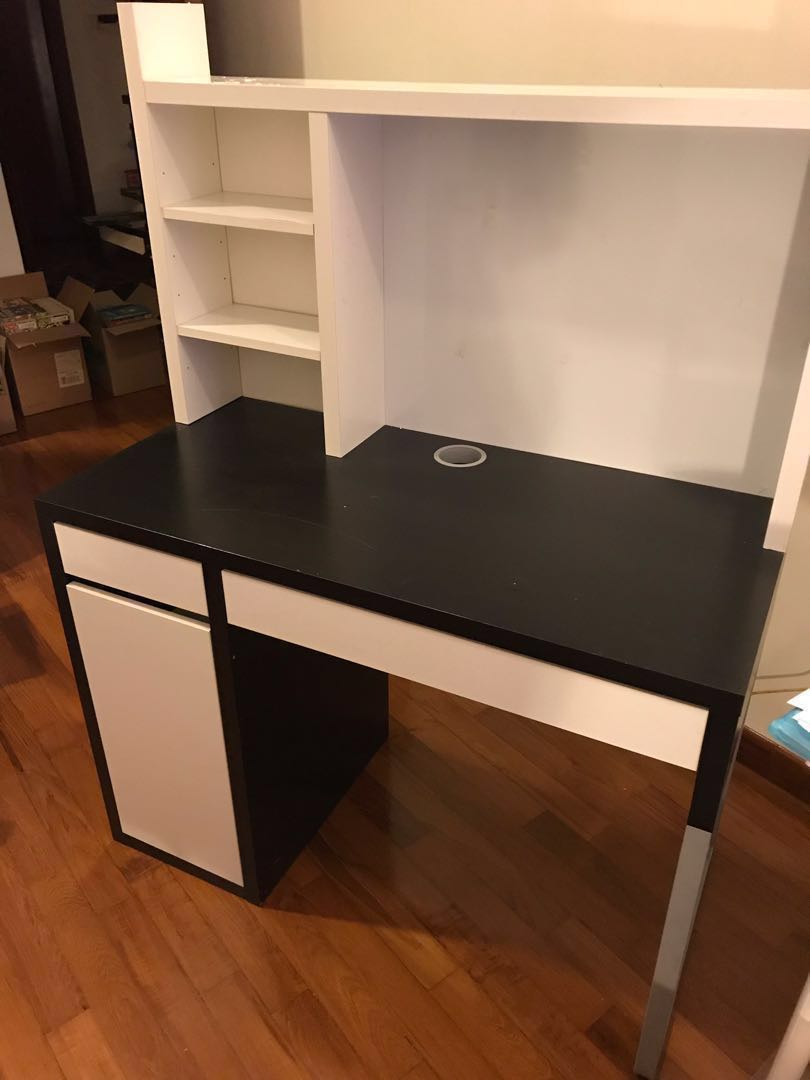 Micke desk sales add on unit