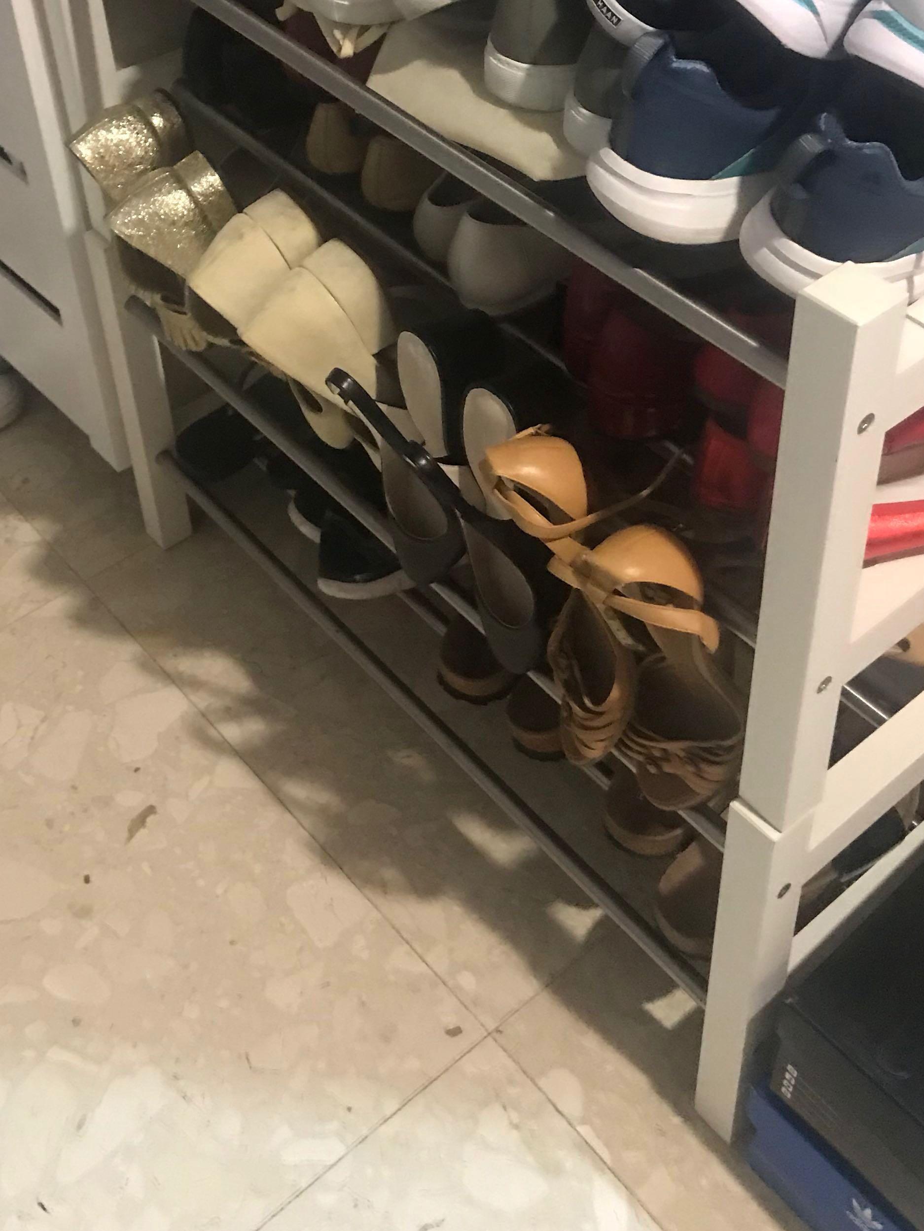 IKEA TJUSIG Shoe Rack White, Furniture & Home Living, Furniture