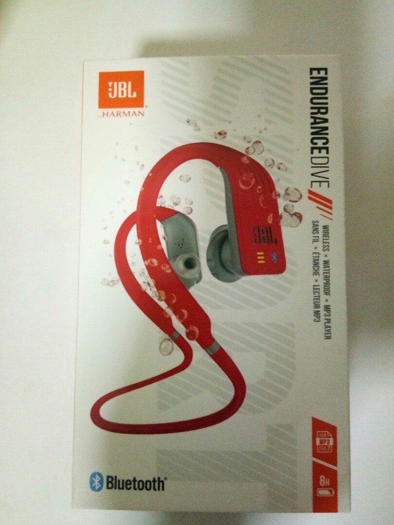 jbl endurance dive red