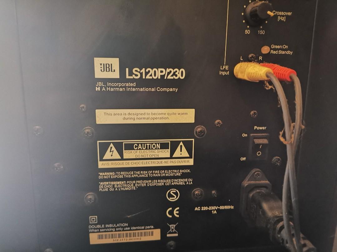 Loss Of Power From Powered Subwoofer Turns On, But Very