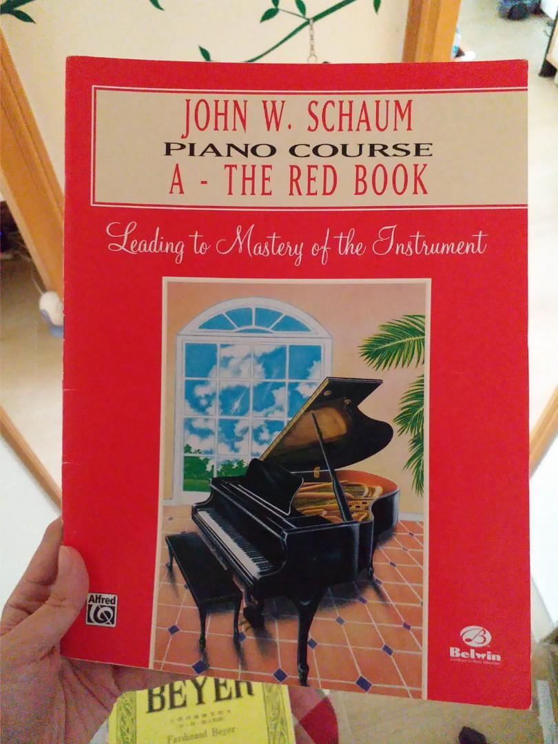 John W Schaum Piano Course A The Red Book Textbooks On Carousell