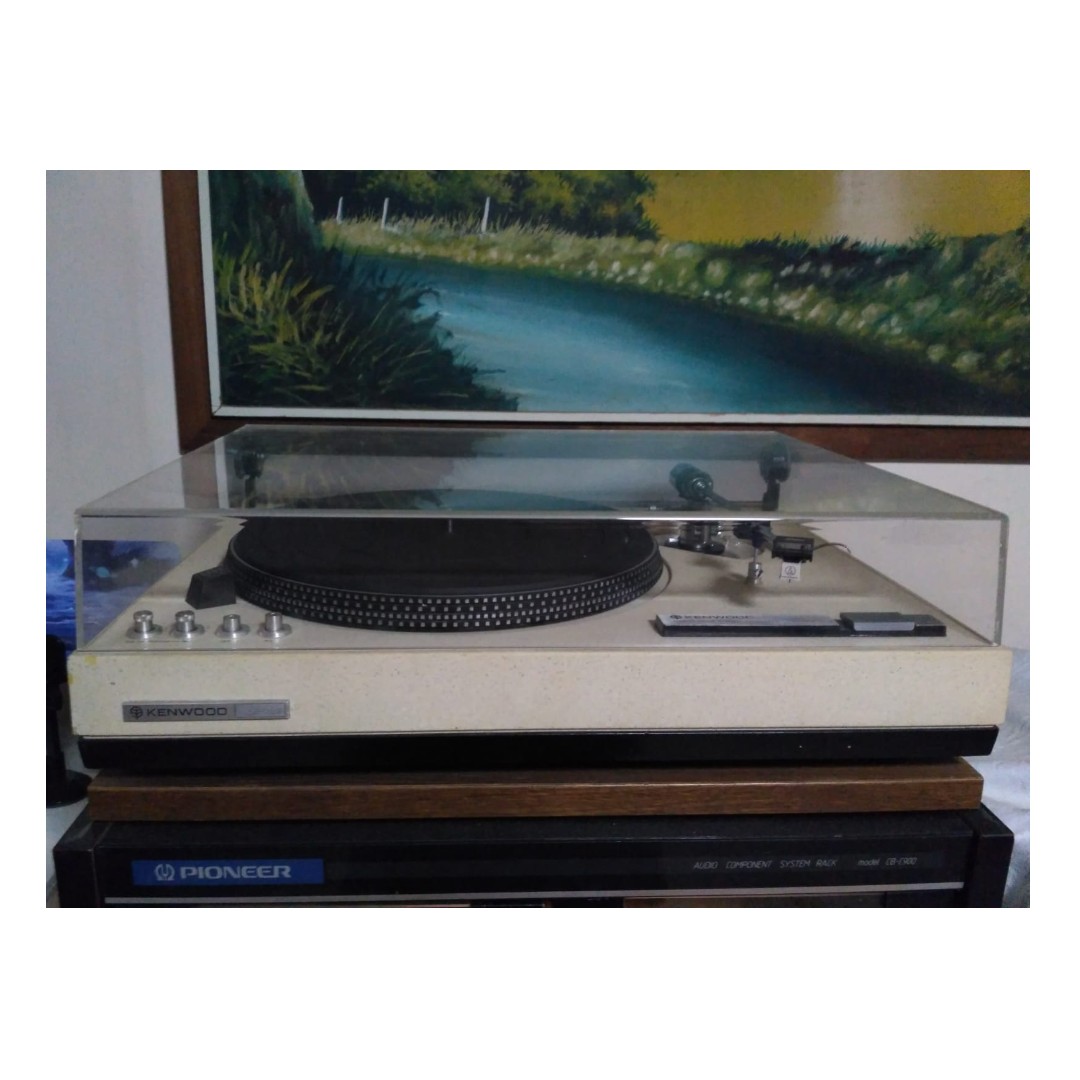 Kenwood KD500 Direct Drive Turntable (Marble Base), Audio on Carousell