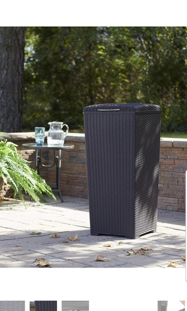 Keter Pacific 30 Gallon Outdoor Indoor Patio Garden Balcony Resin