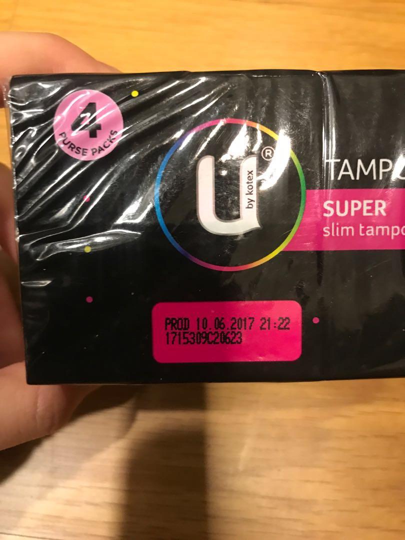 Kotex Super Slim Tampons, Beauty & Personal Care, Bath & Body, Body