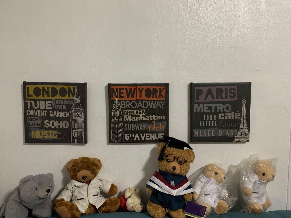 London New York Paris Ikea Artwork Design Craft Art Prints On Carousell