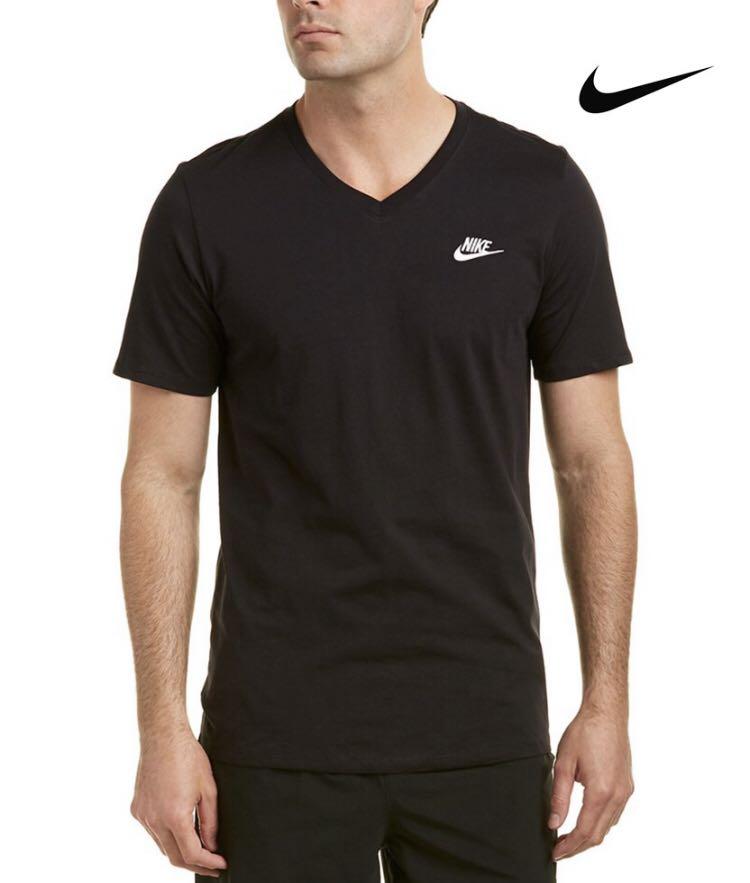Mens Nike V Neck T-Shirt, Men's Fashion 