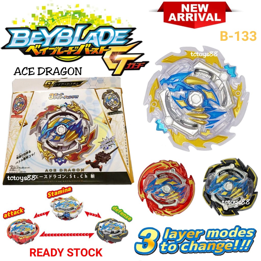 NEW BEYBLADE BURST GT ACE DRAGON B-133 