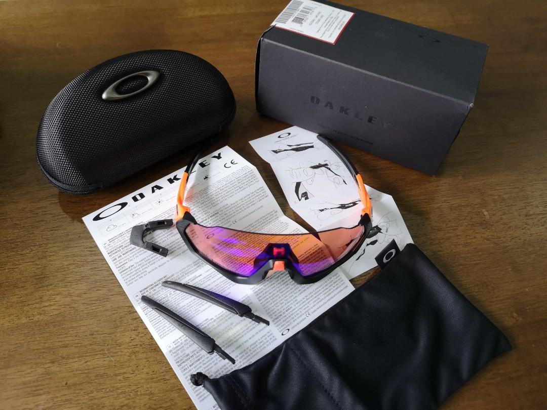 Oakley flight jacket prizm trail hot sale