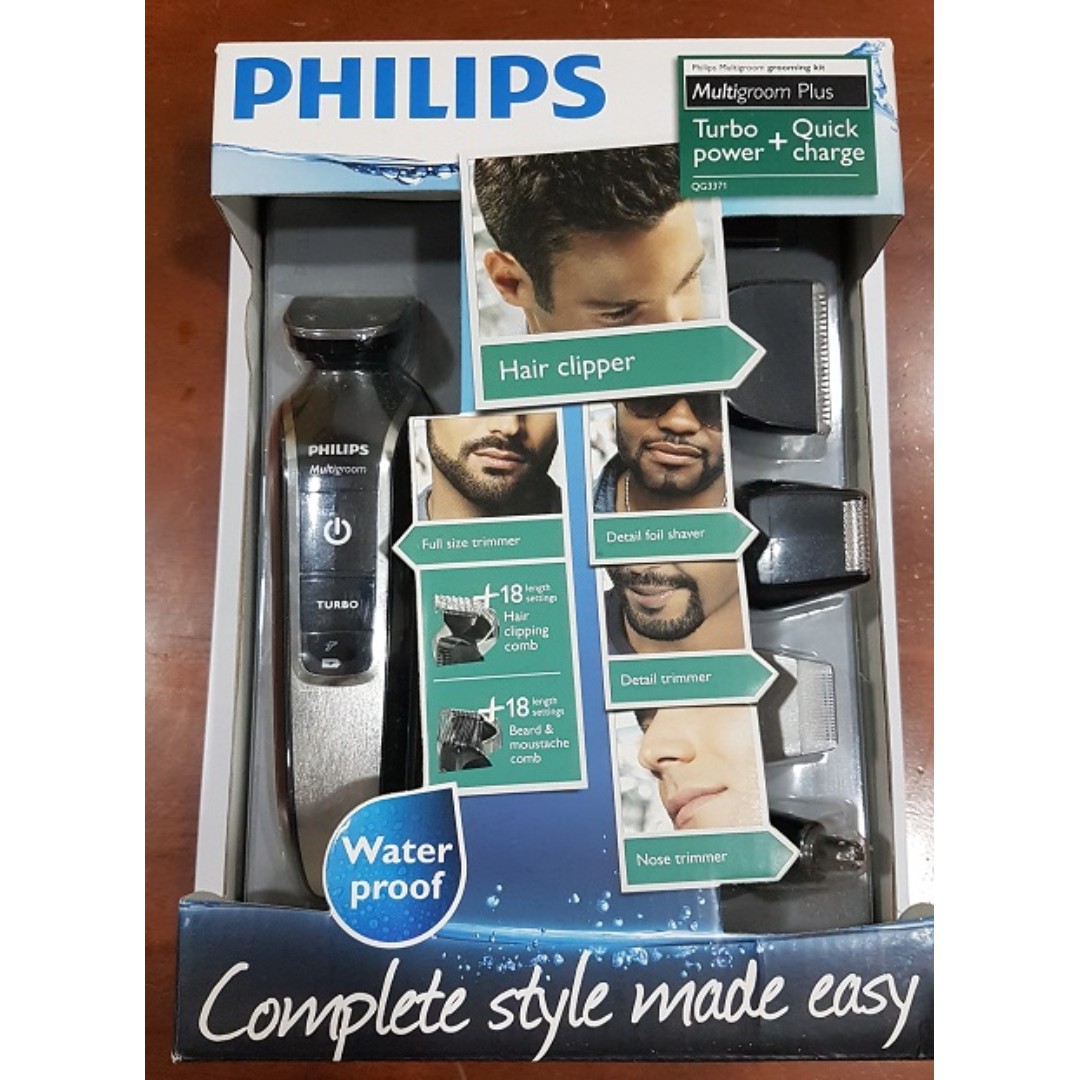 philips multigroom turbo charger