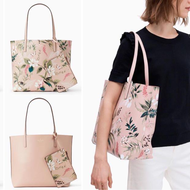PO SALE KATE SPADE Arch Place Mya Botanical Reversible Barang