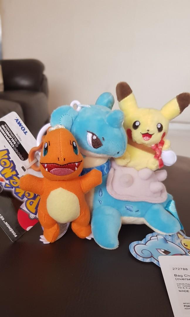 lapras pikachu plush