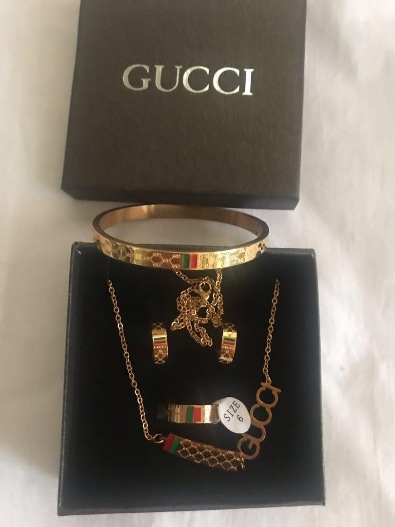 gucci jewelry set