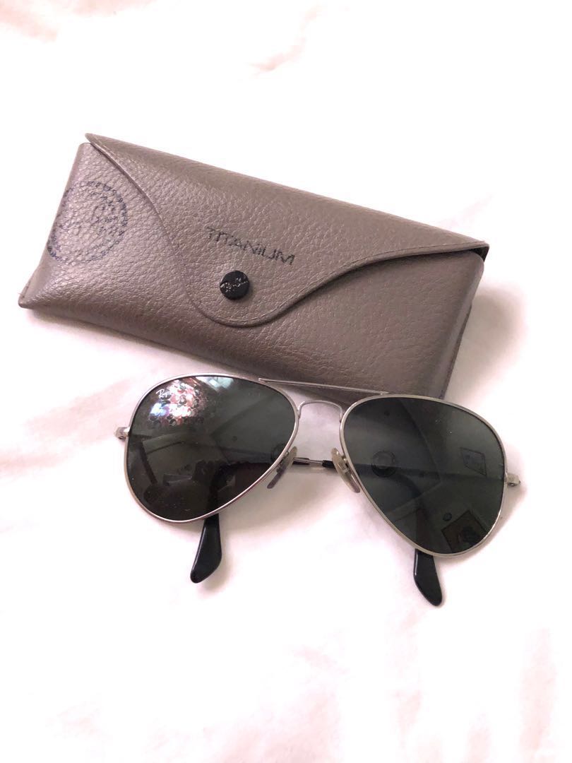 ray ban aviator titanium