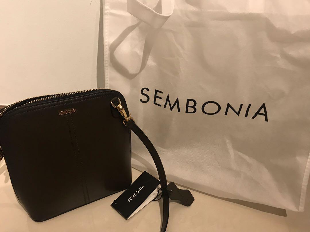 Sembonia synthetic leather satchel bag shop