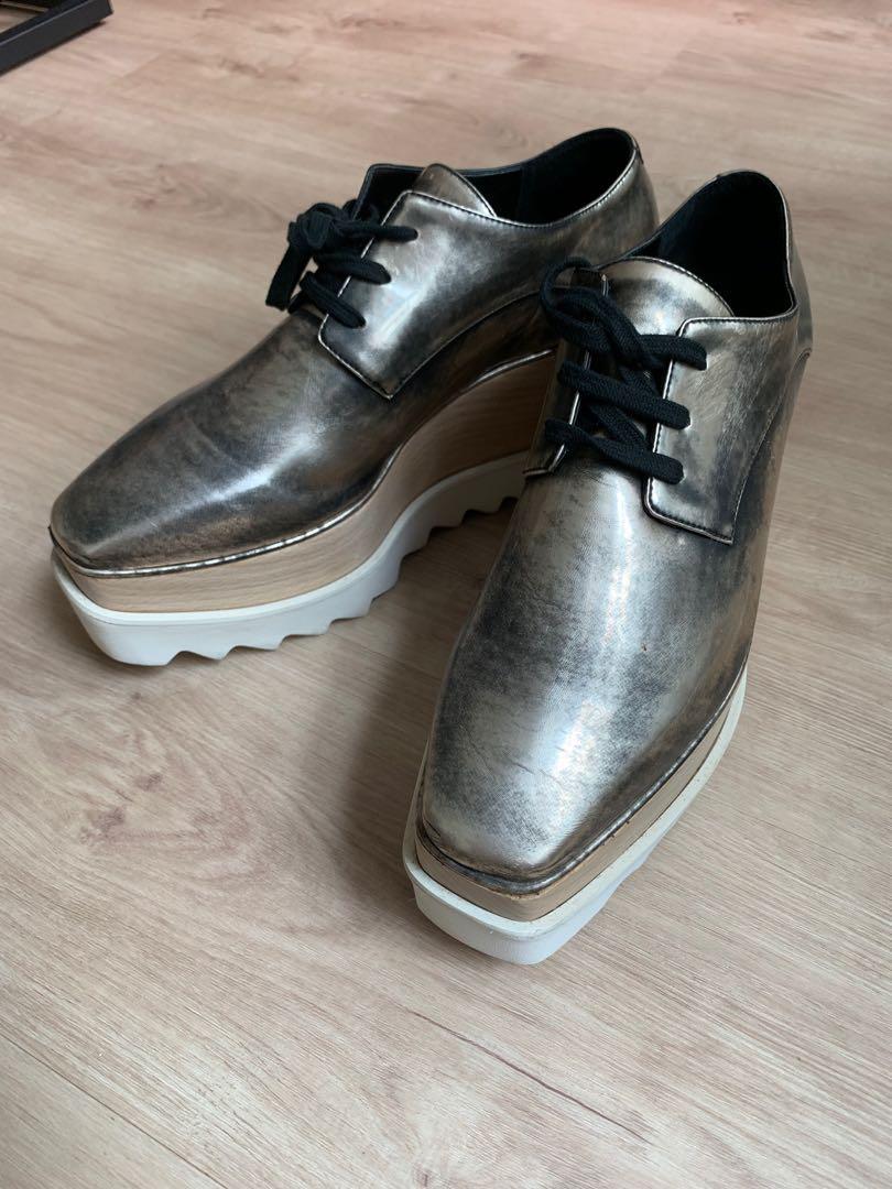 Gold stella mccartney best sale shoes