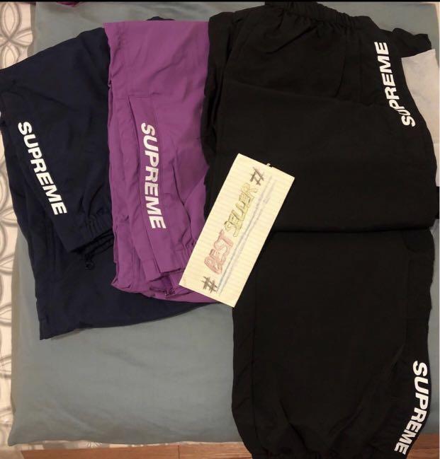 supreme warm up pant sizing