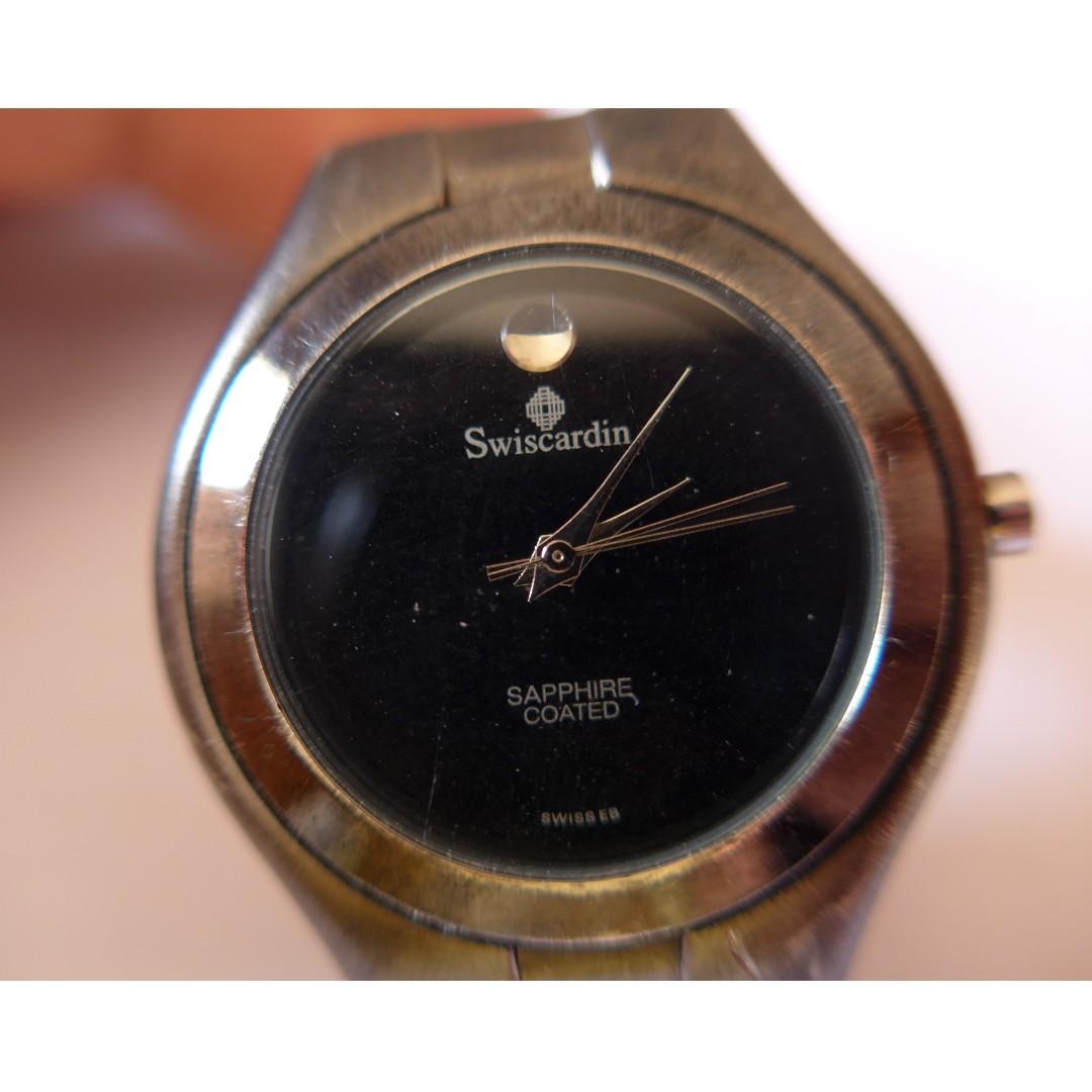 Swiscardin watch sapphire coated discount
