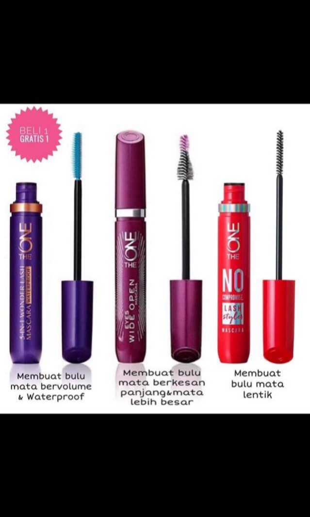The One Mascara Oriflame Beli 1 Gratis 1 Kesehatan Kecantikan Rias Wajah Di Carousell