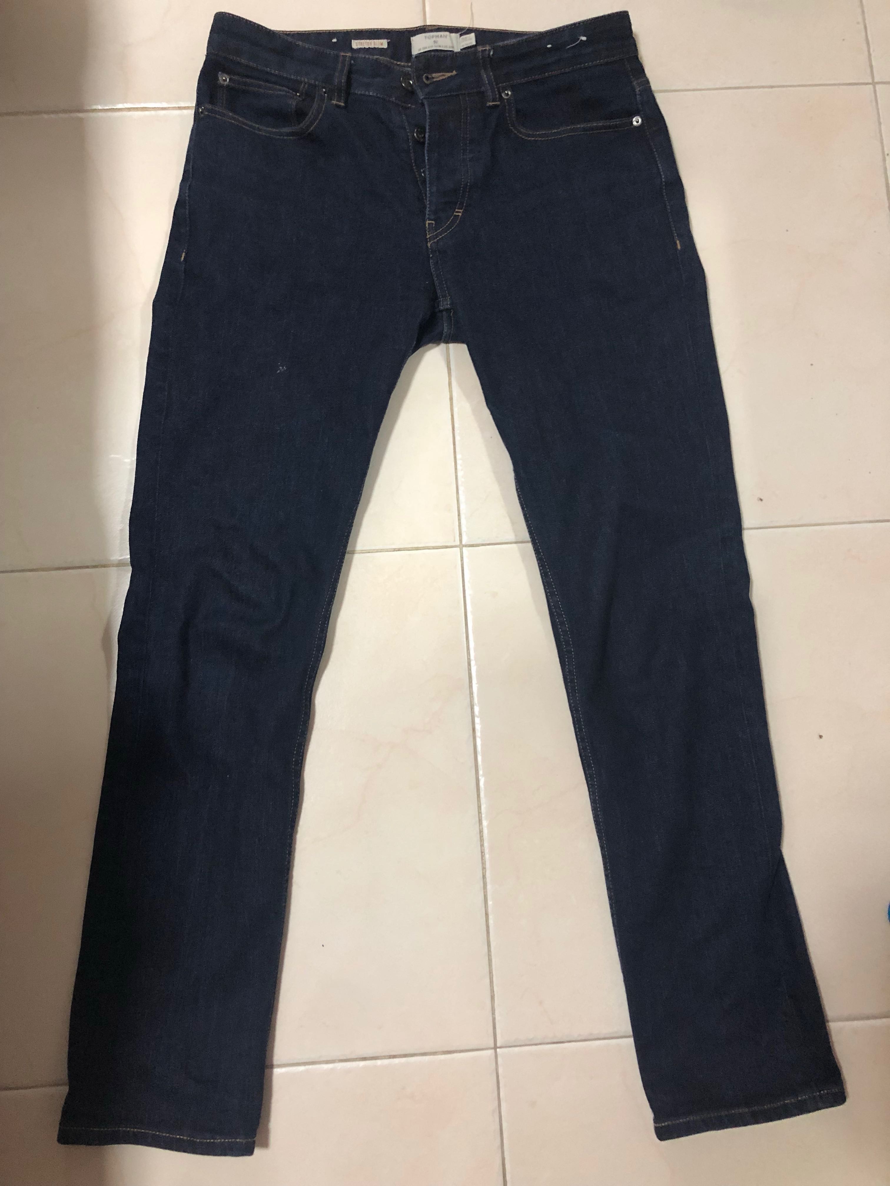 Topman Jeans, Men's Fashion, Bottoms, Jeans on Carousell