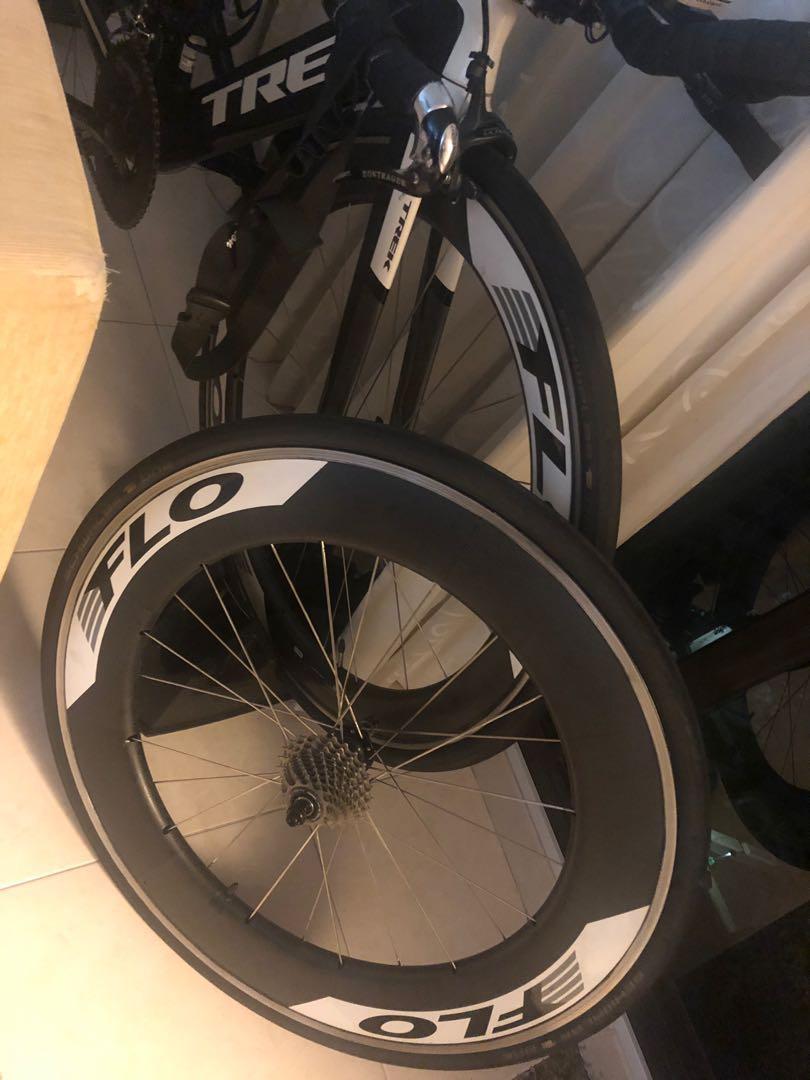 Wheelset Flo 60 90 Aluminum Carbon Clincher with Ceramic Bearing