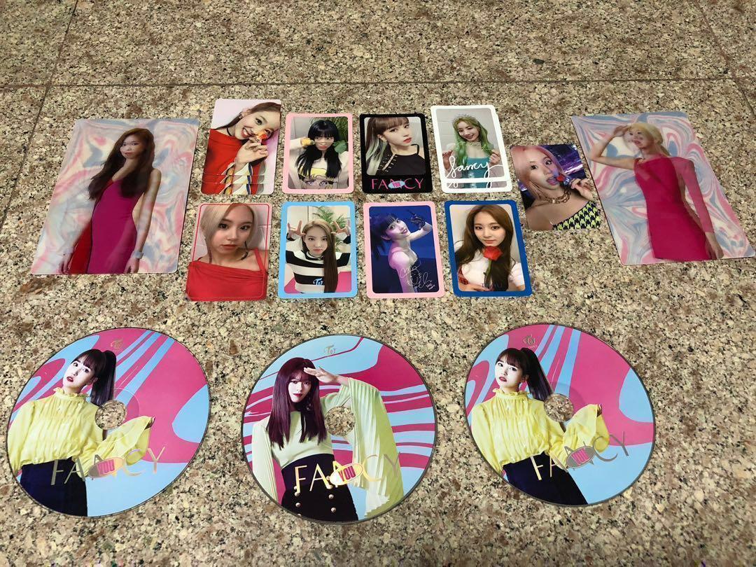 Wtt Wts Twice Fancy Photocards Cd Entertainment K Wave On Carousell