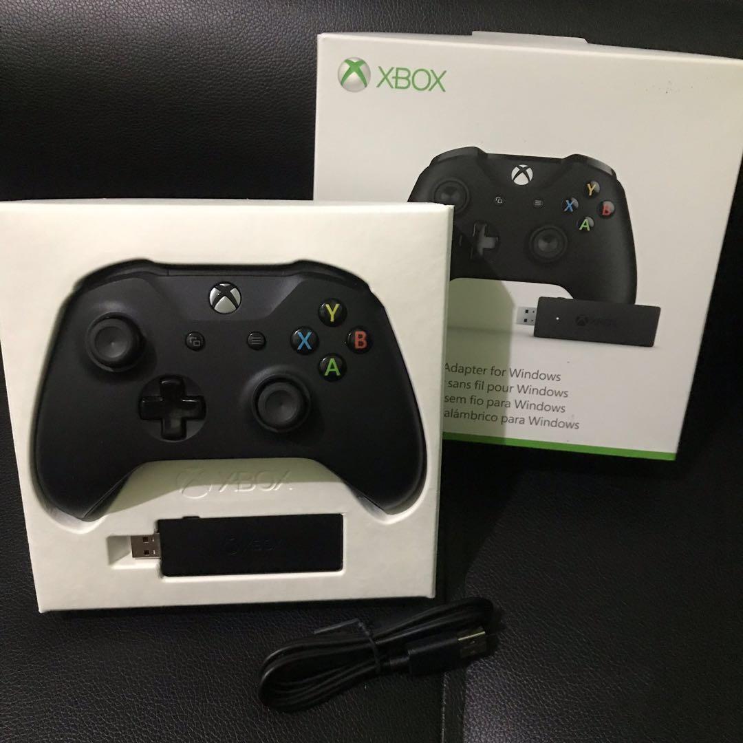 xbox controller with wireless adaptor