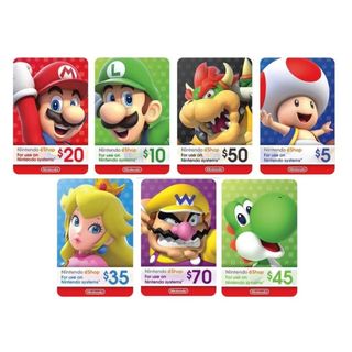 Nintendo switch store gift card sale